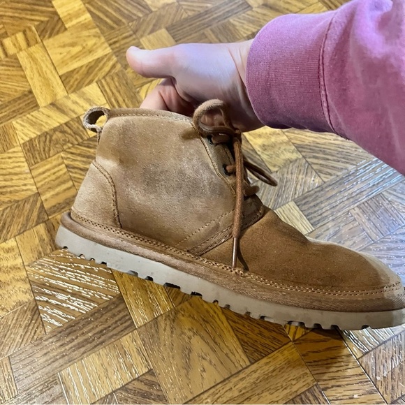 UGG Neumel Tie Up Fashion Boots Chestnut Women’s size 8 - Picture 6 of 11